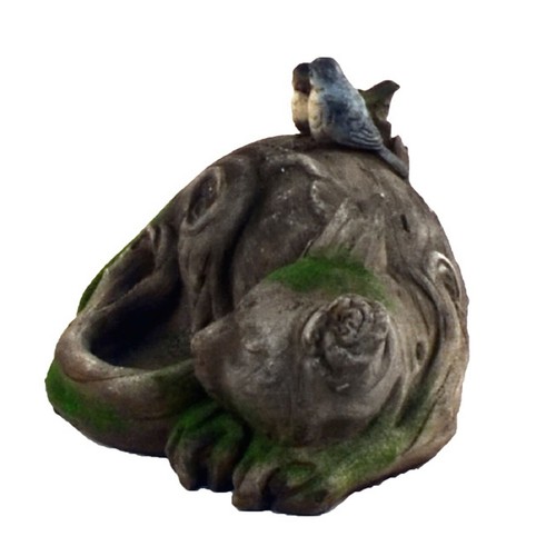 UNUSUAL CAT GARDEN ORNAMENT DRIFTWOOD EFFECT, LESS THAN HALF PRICE - Picture 7 of 8