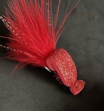 Two Ruby Gem Gurgler Flies - hook size 2