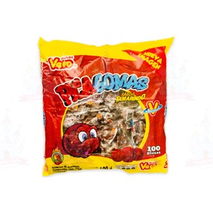Picagomas bolitas sabor tamarindo 600g 100pz dulces vero (759686651029)