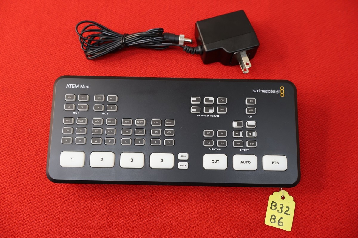 Blackmagic Design ATEM Mini Pro HDMI Live Stream Switcher - Black