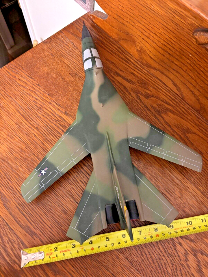 F-111 CC USAF Fighter Airplane Wood Model Replica Hand-painted by Pilot ...