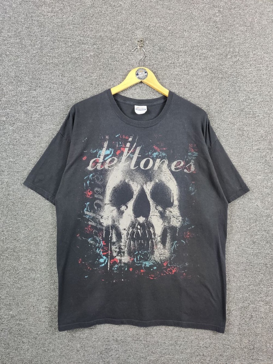 Vintage 90's Deftones Rock Band Black Unisex Tshirt For Men Women