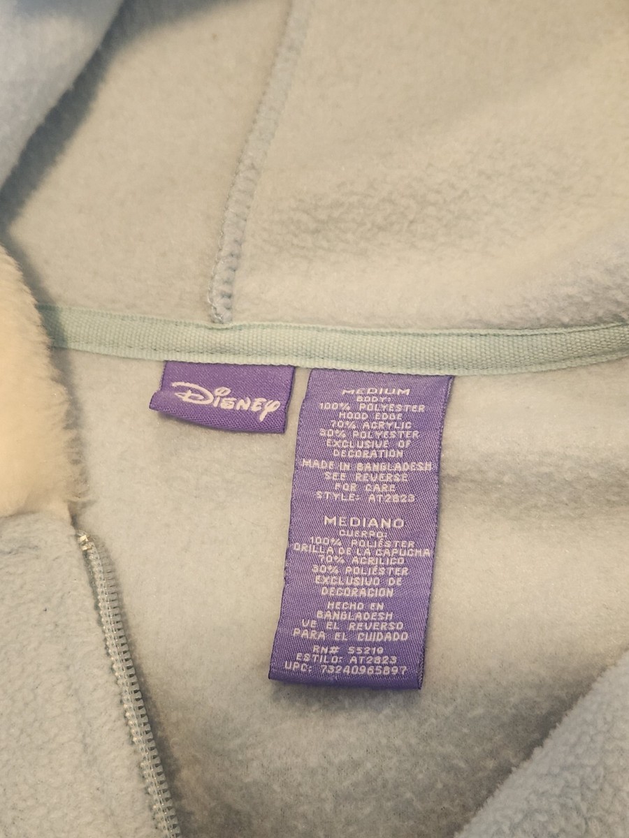 Disney Eeyore Winnie The Pooh Light Blue Embroidered Hoodie
