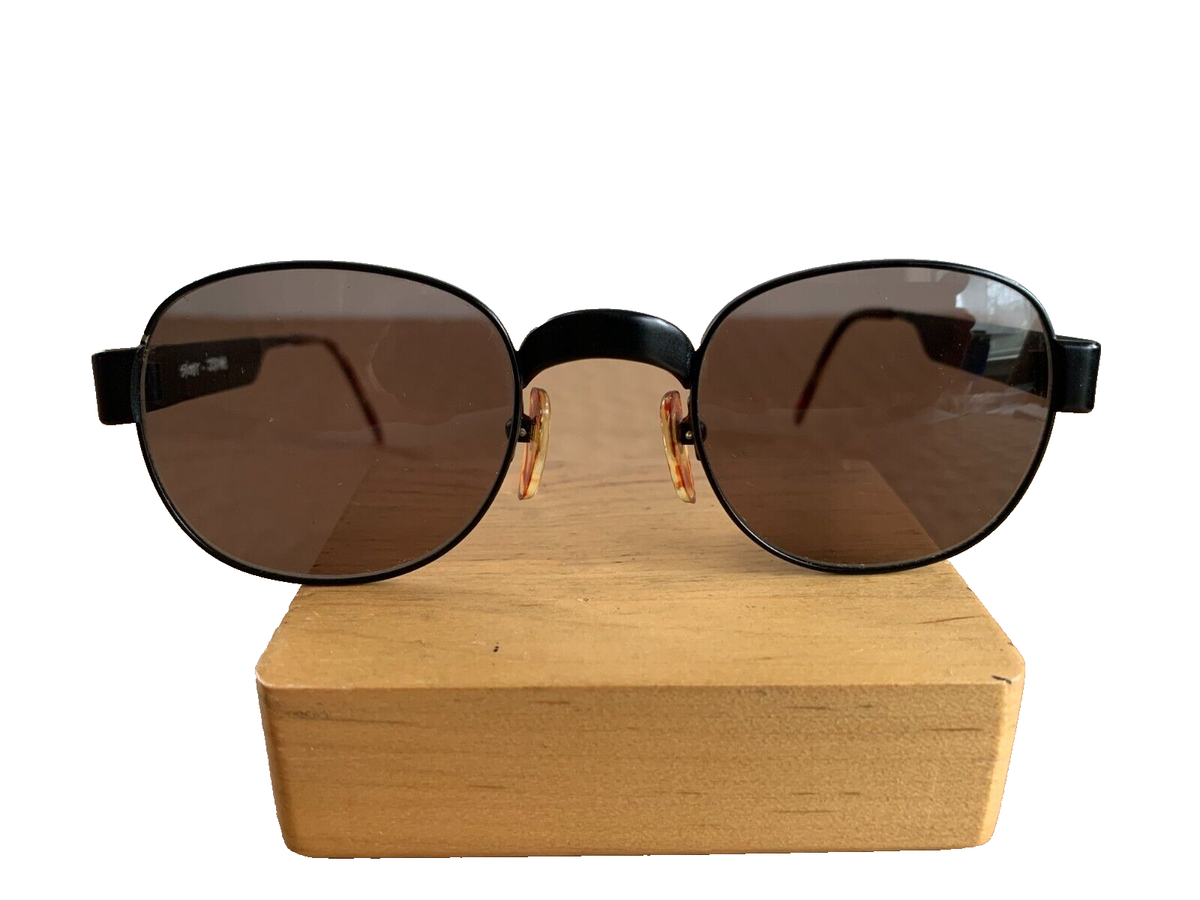 STUSSY EYEGEAR RARE JEROME Fashion Sunglass-Black w Brown STUSSY EYEGEAR RARE JEROME Fashion Sunglass-Black w Brown