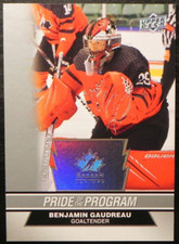 2023-24 23/24 Team Canada Juniors Pride of the Program #79 Benjamin Gaudreau