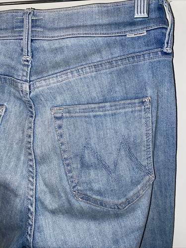 MOTHER The Lace Up Dazzler Light Blue Jeans in Tinge Size 25 - Picture 4 of 9