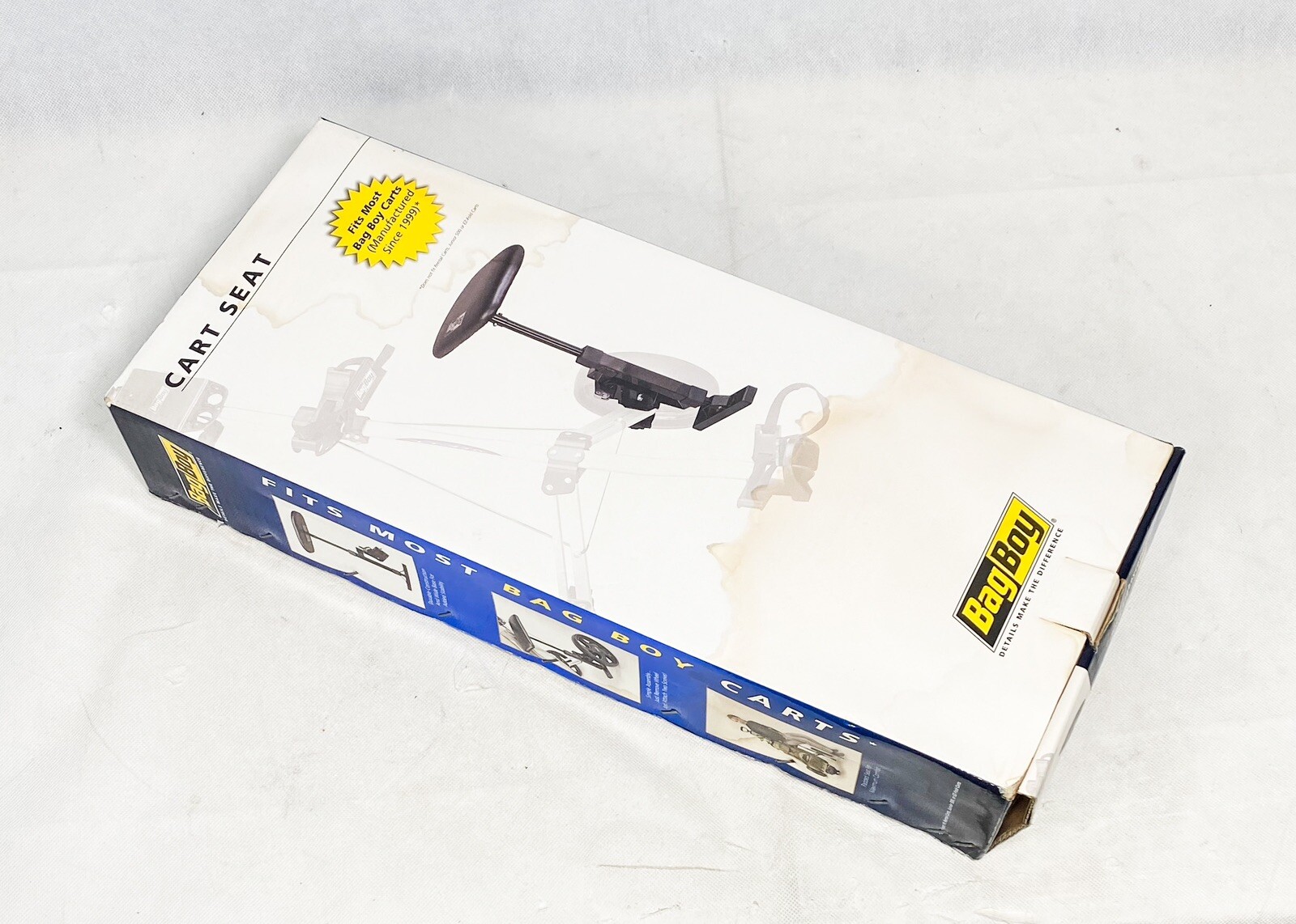 NEW! Bag Boy Push Cart Seat GOLF BAG STAND/STOOL SEAT