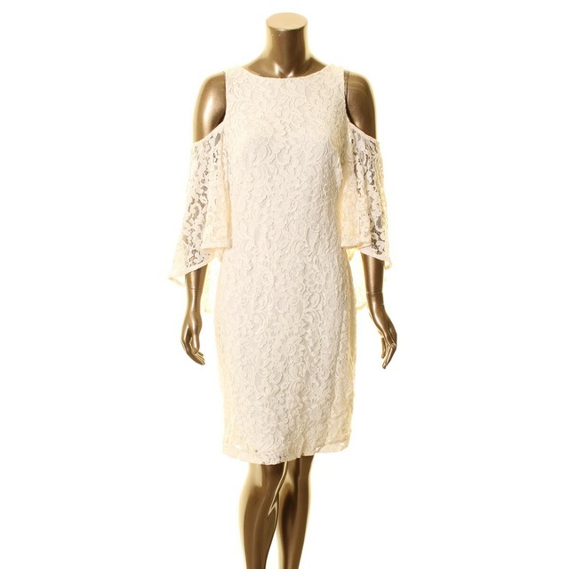 ralph lauren lace bell sleeve dress