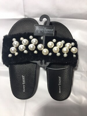 henry ferrera fur slides