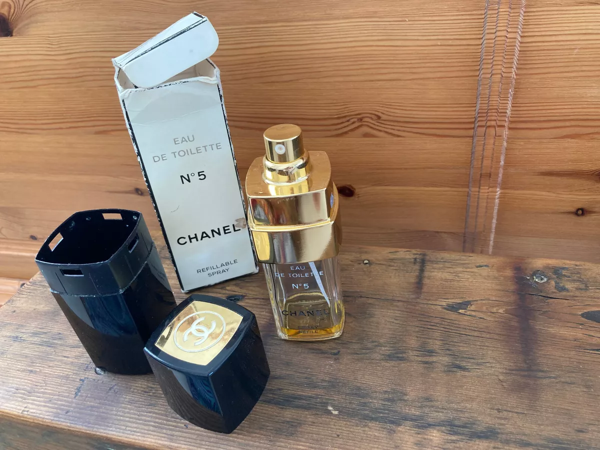 Chanel No.5 Eau De Toilette Purse Spray And 2 Refills