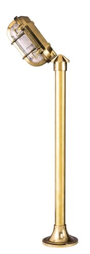 Elegant outdoor brass H: 85cm maritime IP54 garden road-