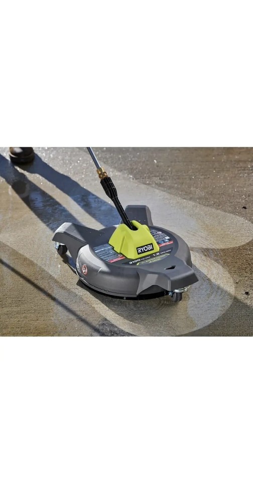 RYOBI 12 in. 3100 PSI Electric Pressure Washer Surface Cleaner W