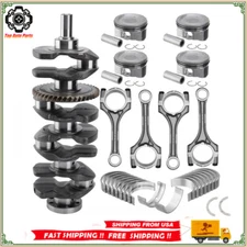 For Toyota Camry Solara Rav4 Matrix 2.4L Crankshaft & Rods & Bearings & Pistons