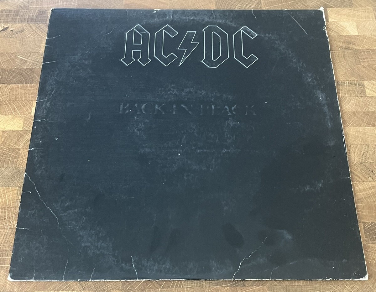 Vintage AC/DC - Back in Black, 1980, Atlantic Recording