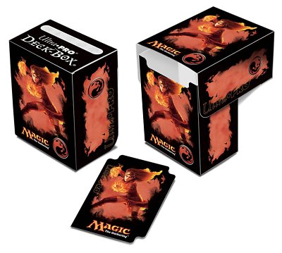 SET OF 5 MAGIC/MTG MANA 4 DECK BOXES (JACE, LILIANA, GARRUK