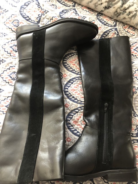 LF LIFE NORDSTROM WOMEN'S 8 M BLACK LEATHER RIDING BOOTS BRAND NEW | eBay