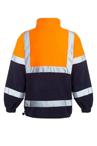 KRAFTD - Chaqueta de lana reflectante con cremallera completa de alta visibilidad - Imagen 22 de 26