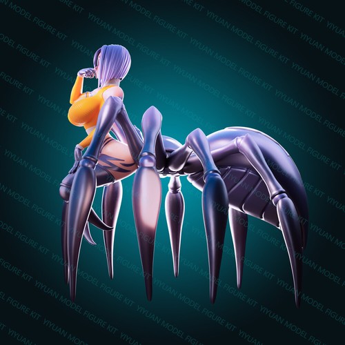 1/24 Scale Spider Tail Girl Nsfw FUTA Uncolored Unassembled Sesin Model Toy Kit - Picture 10 of 15