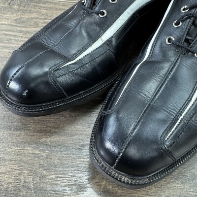 Footjoy Icon Golf Shoes Mens 12 M Black Leather Optiflex Split Toe
