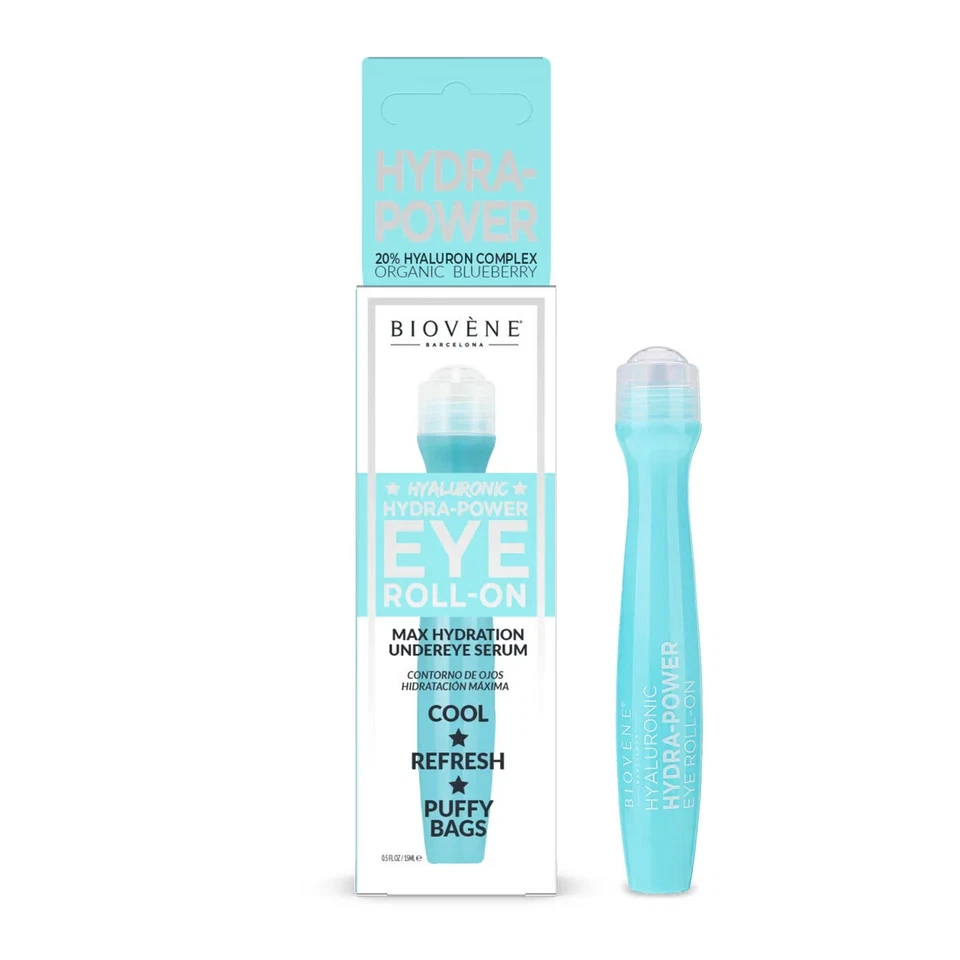 Biovene hyaluronic acid Hydra-Power max Hydration Organic Eye Roll-On Free P&P - Image 2 of 4