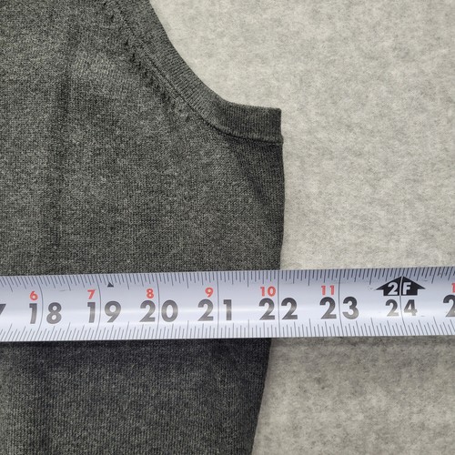 IUP Gridtron Club Cutter & Buck Men's Large Gray V-Neck Sweater Vest NWT - Picture 8 of 13