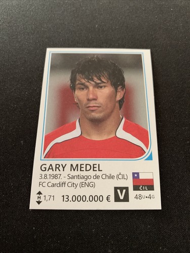 #108 Gary Medel Chile Rafo World Cup Brazil 2014 sticker Cardiff City