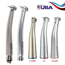 NSK Style Dental High Speed Handpiece /1:5 1:1 Fiber Optic Electric Contra Angle