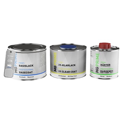 Autolack Set für Seat C7A 1T Scale Silver Metallic Geyser Silver Metallic 1,25L