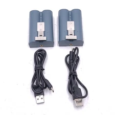 Etrhtec Battery 2-Pack 6040mAh Rechargeable for Video Doorbell Spotlight Camera