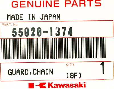 55020-1374] GENUINE KAWASAKI - Guard Chain ZX400-L4 | eBay