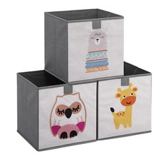 Cube Rangement Jouet Enfant - Lot 3x Rangement Chambre Enfant Pliable