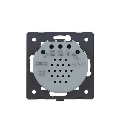 LIVOLO LICHTSCHALTER STECKDOSEN WECHSELSCHALTER DIMMER GLASRAHMEN SCHWARZ - Bild 172 von 297