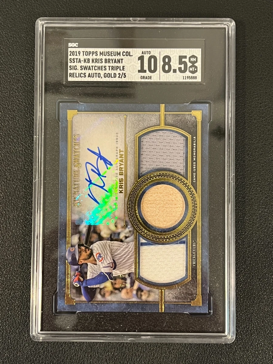 Kris Bryant Autographed Baseball Sports Trading Cards
