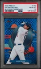 2025 Topps Finest Uncommon #190 SHOHEI OHTANI Blue Checkerboard /75 PSA 10 Gem