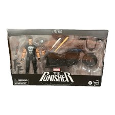 Marvel Legends The Punisher 6  Deluxe Figure with Motorcycle Hasbro 2020 NEW