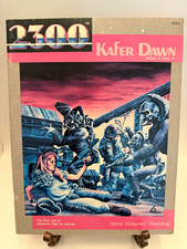 2300 AD Kafer Dawn GDW 1032 Sci-Fi RPG Module 1987 Traveller carte complète EX-