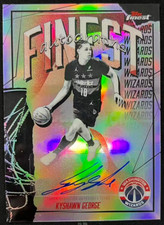 Kyshawn George 2025-26 Topps Finest Auto Autographs Refractor #FAU-KG
