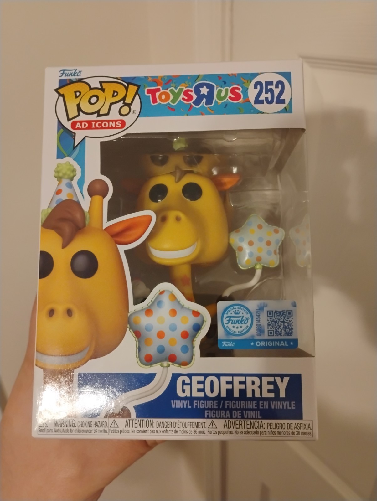 Funko Pop! Ad Icons Geoffrey (Toys R Us) New Holiday Pop Up 