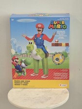 Disguise Mario and Yoshi Inflatable Child Costume 6 y/o and up Kids Fan Included