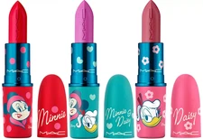 MAC Disney Minnie Mouse & Daisy Duck Lustreglass Sheer-Shine Lipstick CHOOSE ONE