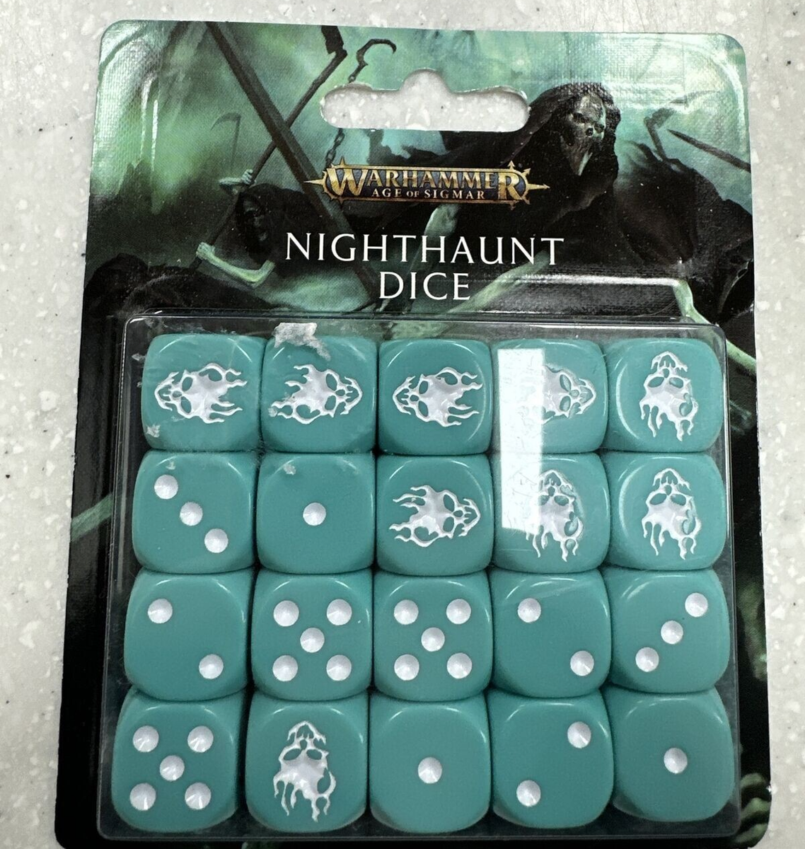 Nighthaunt Dice 20xD6 16mm Games Workshop Age of Sigmar Warhammer