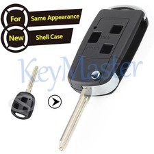 For Toyota Land Cruiser Fj Cruiser Modified Flip Remote Key Fob Case Shell 3btns