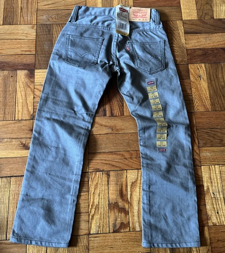 Jeans Levi's 511 slim fit ragazzo 8 pantaloni regular grigio vita regolabile - Foto 1 di 4