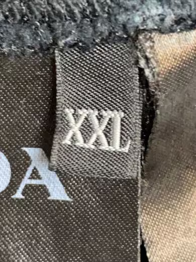 PRADA Triangle Logo Hoodie/ XXL/ Cotton/ Black/ UJL20A R212 10UF thumbnail 4