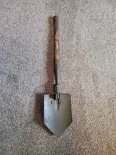 Vintage WWII WW2 US Military 1945 AMES Entrenching Tool  Folding Shovel I1