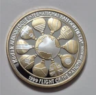 1999 Kodak Albuquerque International Balloon Fiesta 1oz .999 Silver Round - Glow