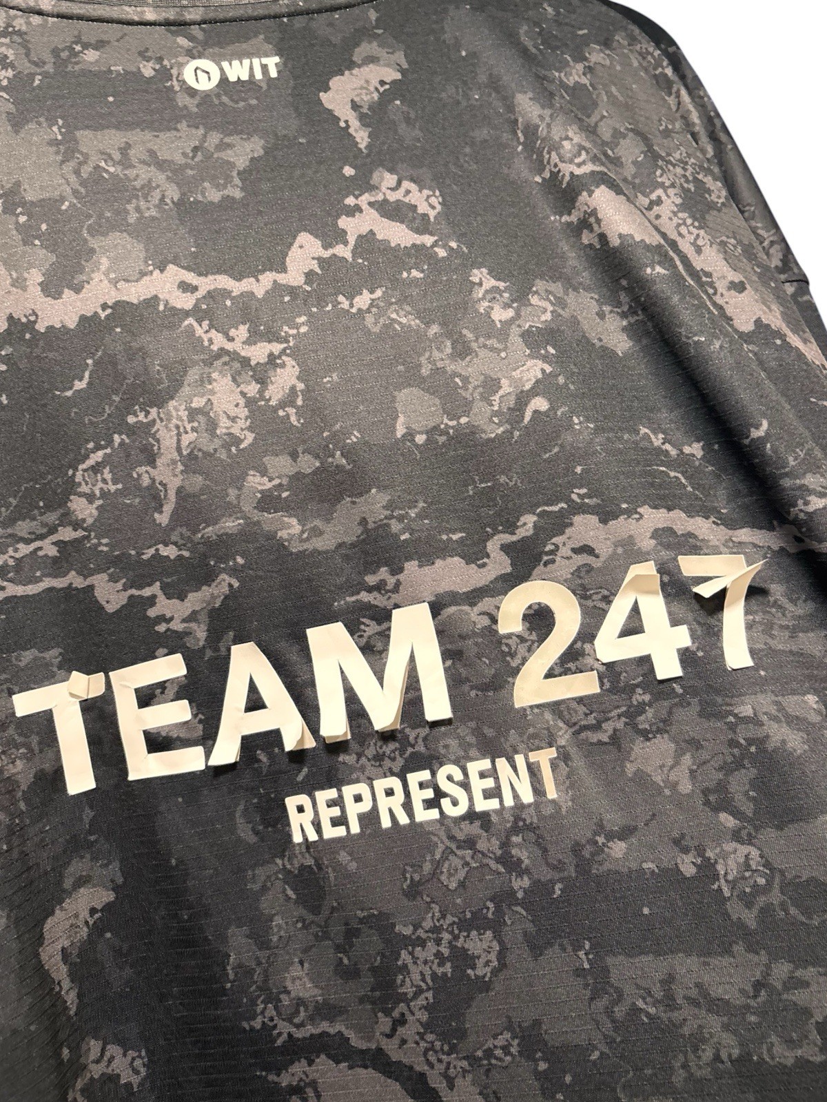 Represent TEAM 247 OVERSIZED T-SHIRT Black Grey Camo Men's Size 2XL image 6