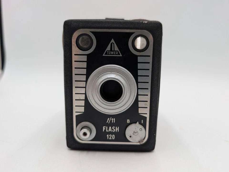 Cámara Sears Tower Flash Box Modelo 8 Película 120mm Hecha en Alemania Foto 2 de 4