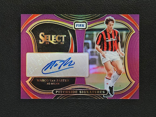 Marco Van Basten #PS-MVB 2024 Panini Select FIFA Pitchside Signature card