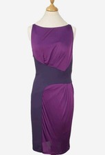 Versace Collection purple dress Bodycon Stretchy Size 44 Women’s
